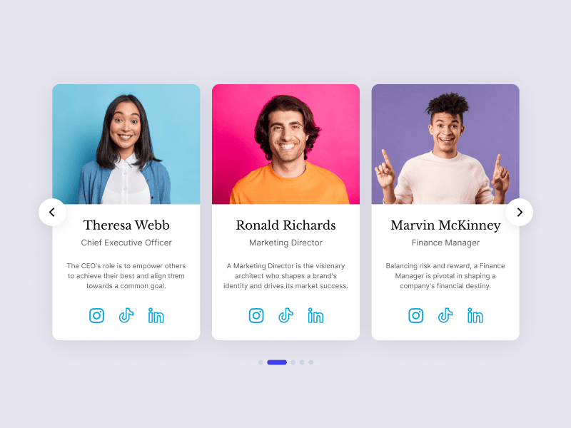 team member carousel